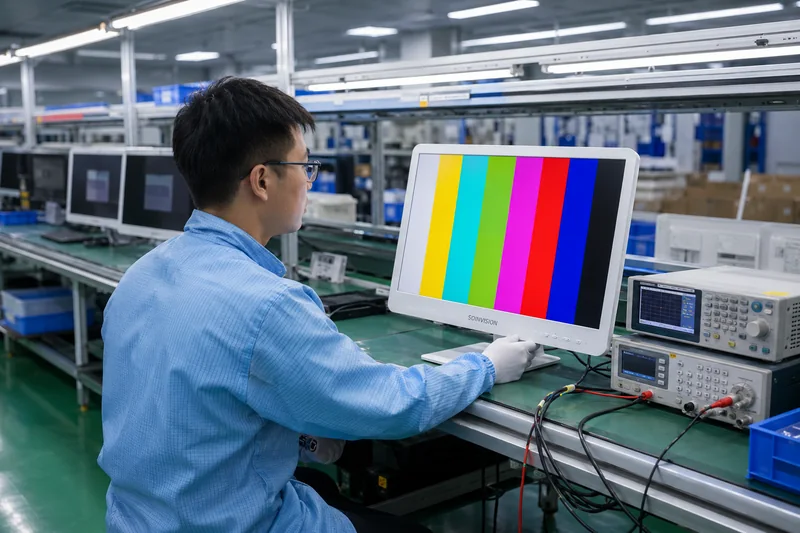 Medical display testing workstation