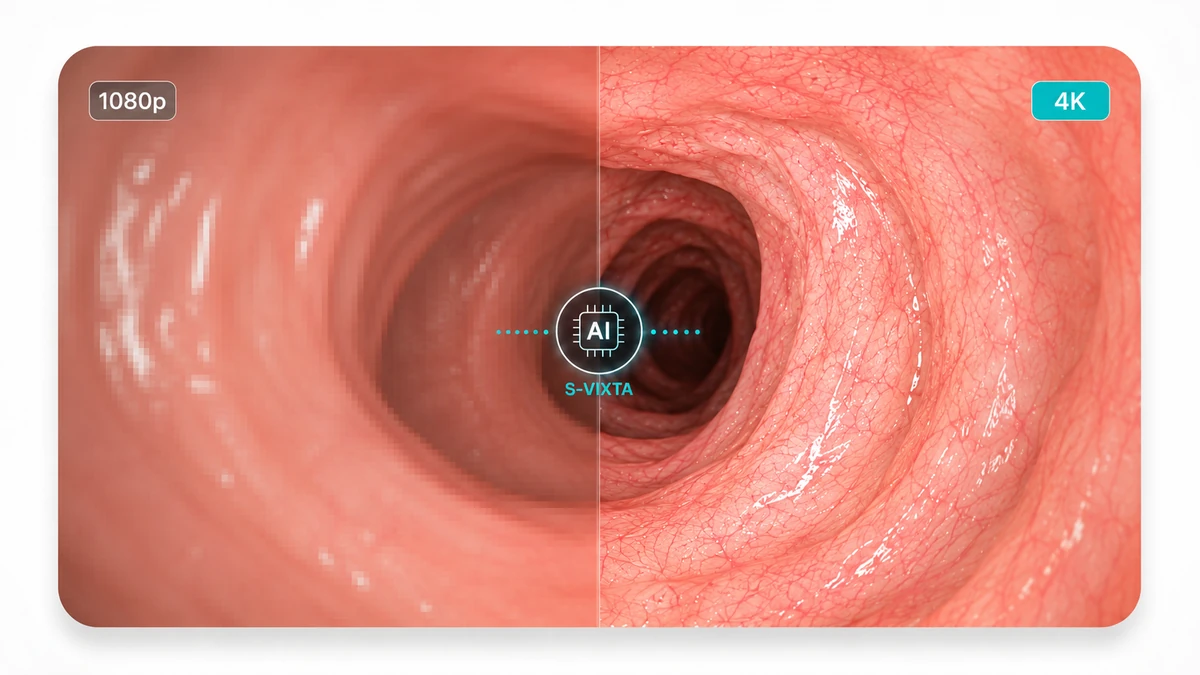 1080p to 4K surgical image upscaling comparison