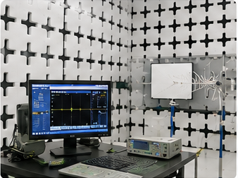 In-house EMC testing laboratory equipment