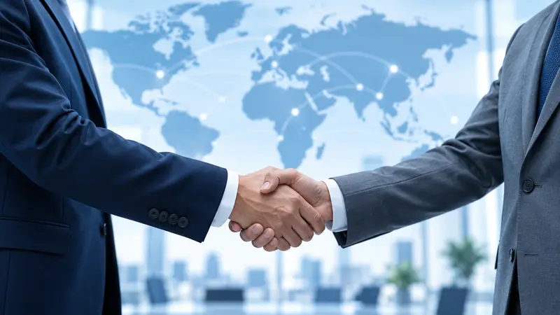 Illustrative distribution partnership scene