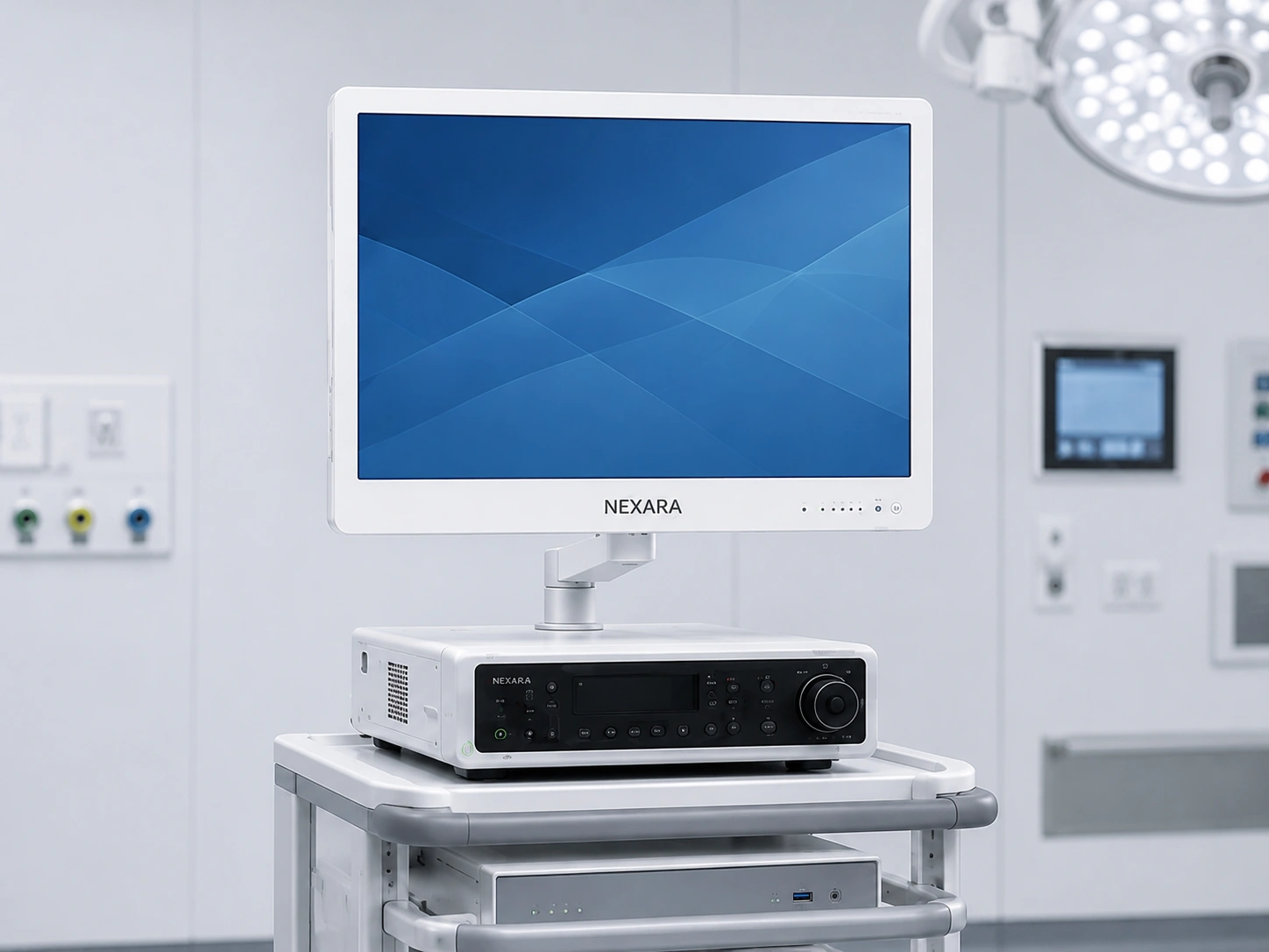 Cart integration medical workflow display setup