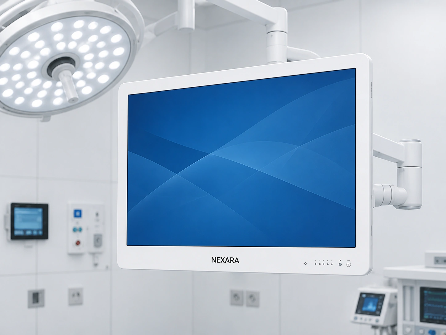Main operating room medical display setup