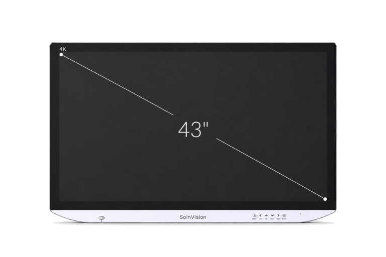 SOIN NEXARA 43-inch 4K surgical monitor front view