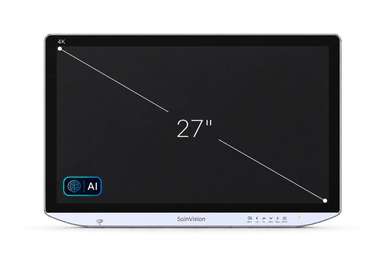 SOIN NEXARA X 27-inch 4K surgical monitor front view