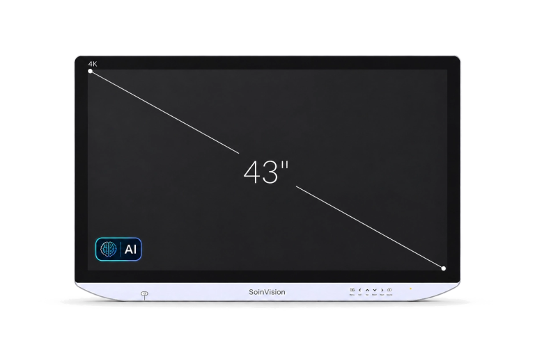 SOIN NEXARA X 43-inch 4K surgical monitor front view