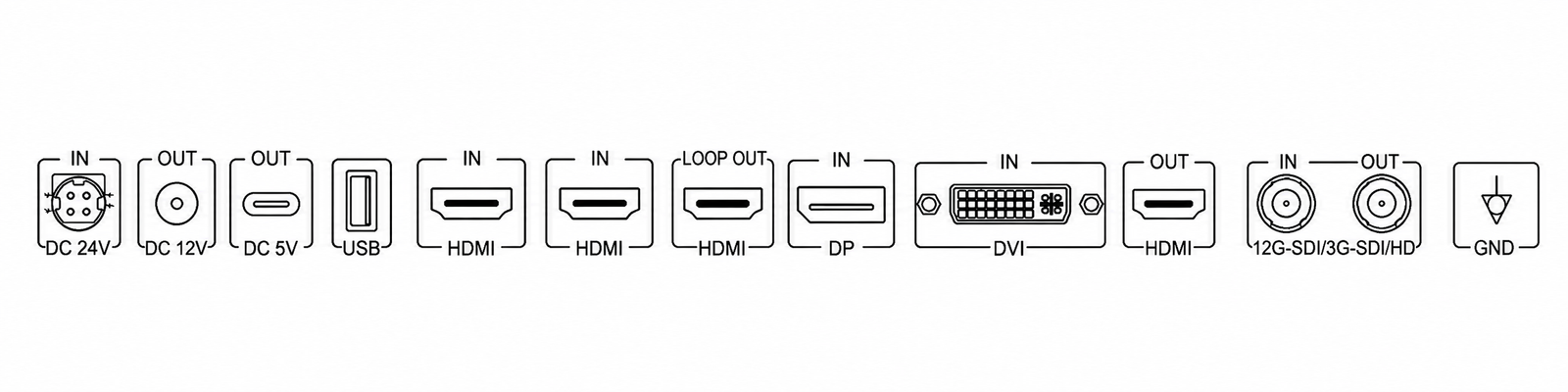 NEXARA U270Pro rear I/O configuration