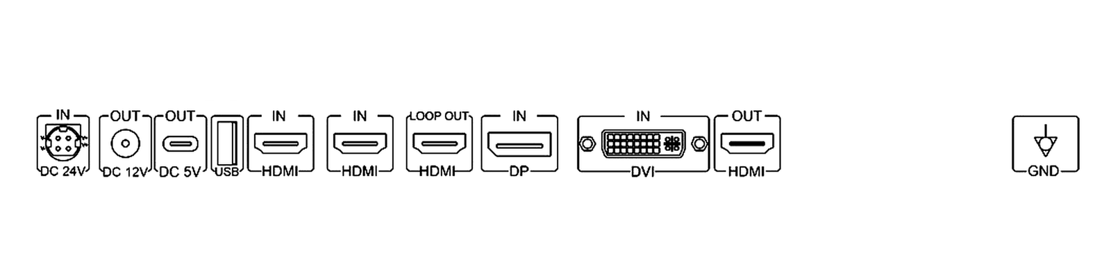 NEXARA U270SE rear I/O configuration