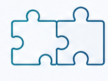 System integration puzzle icon